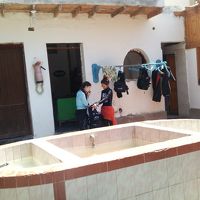 ダイビング用具を洗う