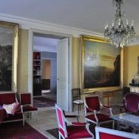 夕食のあとは宿泊客がここに集って談笑します。