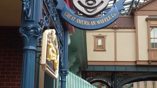 ミッキー型のワッフル