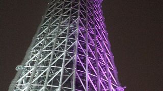 夜の東京を一望