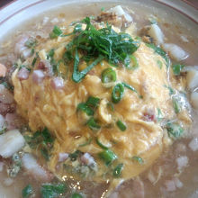 中華風海鮮あんかけオムライス