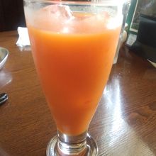 野菜ジュース。ランチセットより。