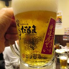 やっぱ串カツには、生！