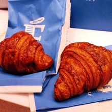 50%と38%のクロワッサン