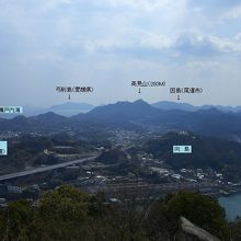 浄土寺山 山頂から見た向島