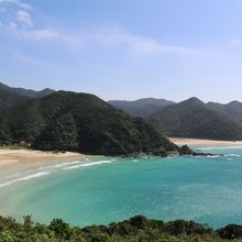 10月でもこの青さです。