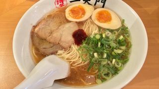 魚介ベースのとんこつスープ！