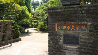 小田原にゆかりがある文学者の資料を展示しています