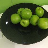 ”ご自由に持ちください”とリンゴが置いてありました