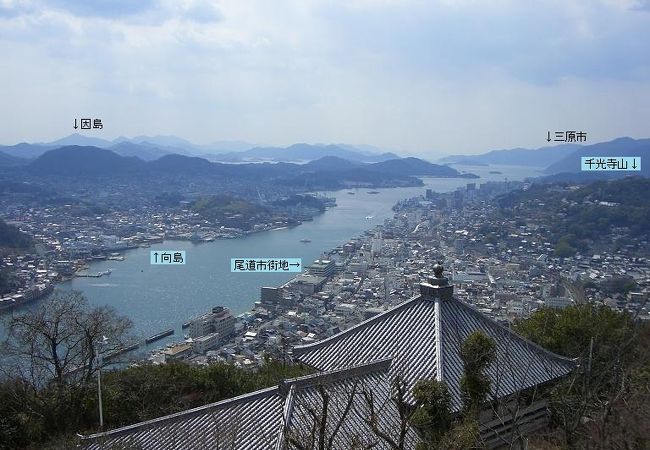 （広島県）　尾道・浄土寺山 山頂展望台からのすばらしき眺望 。（2013）