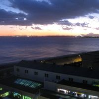 バルコニーからの眺め…美しい夕日が楽しめました
