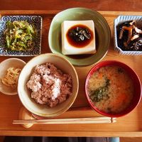 朝ごはん。トレッキングの日はお弁当に振替可能。