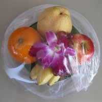 ウェルカムフルーツが届けられました