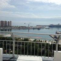 屋上から海方面の眺め