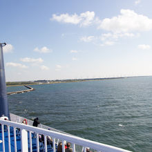 天気のいい日にデッキに出ると気持ちいいです