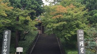 北鎌倉駅からすぐ！紅葉が出迎える臨済宗の大本山