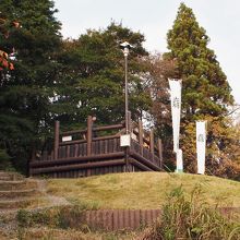 笹尾山の石田三成陣地