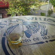 試飲会場で余市10年を愉しむ