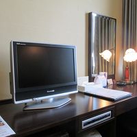 テレビは20型と、ちょっと小さめでした 