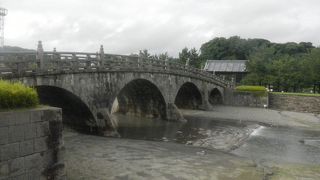 石橋を移築・保存するために作られた公園