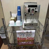 無料のウェルカム珈琲