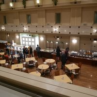 朝食会場を上から見たところ