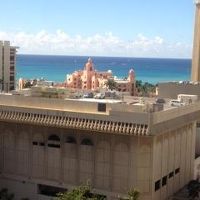 エレベーター近くの窓から。