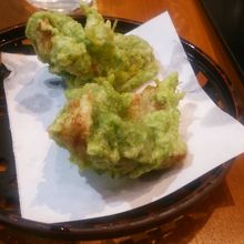 ミーバイのアーサ揚…これは美味しいです