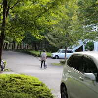 コテージ前（玄関からの眺望）