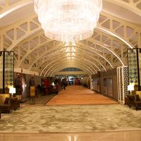 エントランスからフロントまでも少しあります．