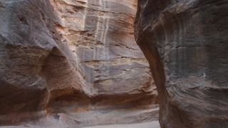 ゆるやかな下り坂で歩きでも大丈夫