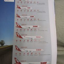 様々な大きさの飛行機があります。