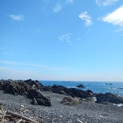 室戸岬の先端部にある浜です