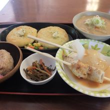 屯田兵定食　いろいろついています