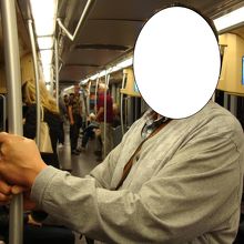 Ｍ３夜９時半頃の車内