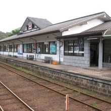 渡良瀬渓谷鉄道水沼駅の目の前です。