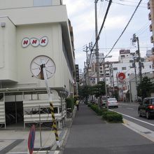 ＮＨＫ高松との距離はこんな感じです