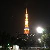 東京タワーの夜景がきれいでした
