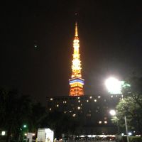 東京タワーのライトアップがきれいでした