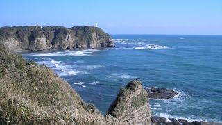 断崖絶壁から見渡す太平洋