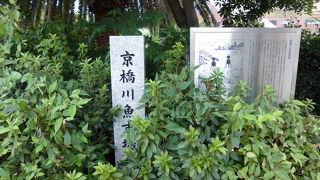 江戸時代の市場の跡