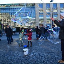 シャボン玉おじさん