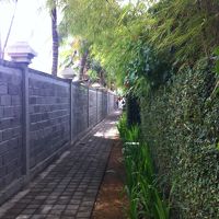 ビーチに向かう小道