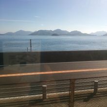 尾道〜糸崎間の電車からの風景