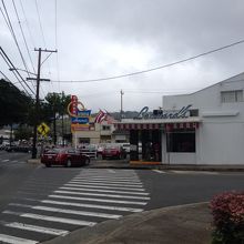 遠くからもわかりました