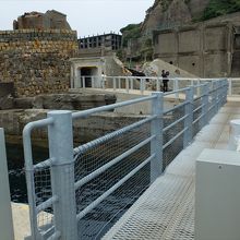 端島 (軍艦島)へと入って行く通路