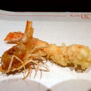 天ぷら左膳（さぜん）鹿児島中央ターミナル店の夕食