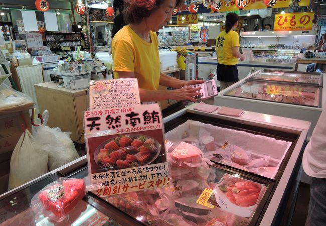 魚介類は豊富