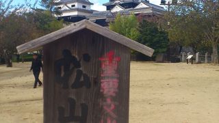 ロープウェイで松山城へ