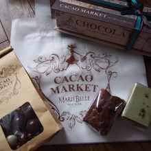 右上がガトーショコラです